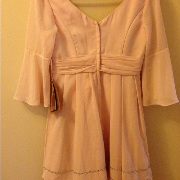 🌺pearl pink color,chiffon dress 🌺 - Picture 4 of 4